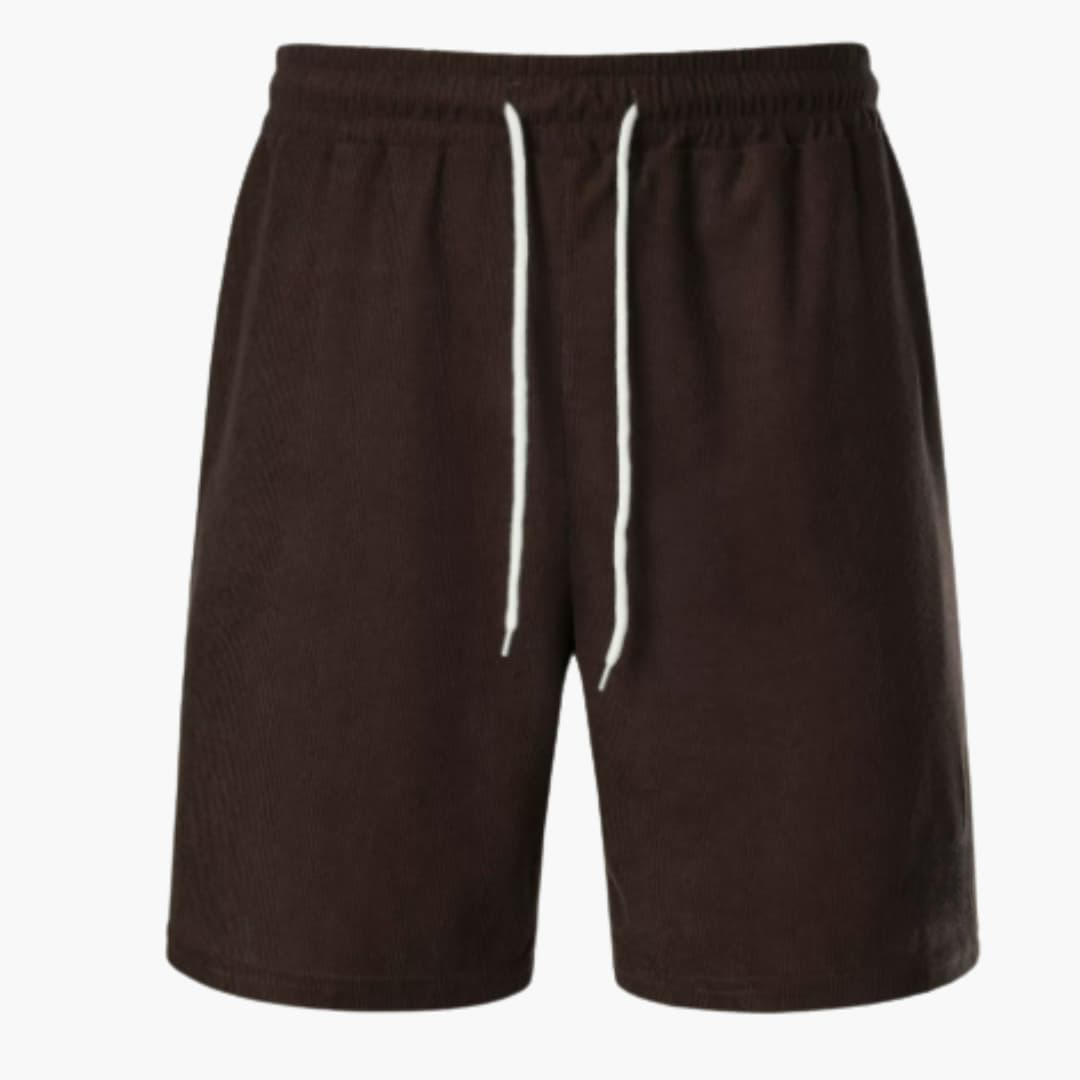 Herren Shorts aus Cord mit elastischem Bund für den Sommer