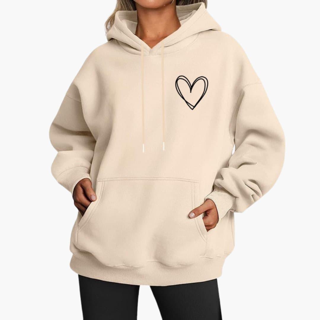 Bequemer Hoodie für jeden Tag für Damen - SchmiedeMode