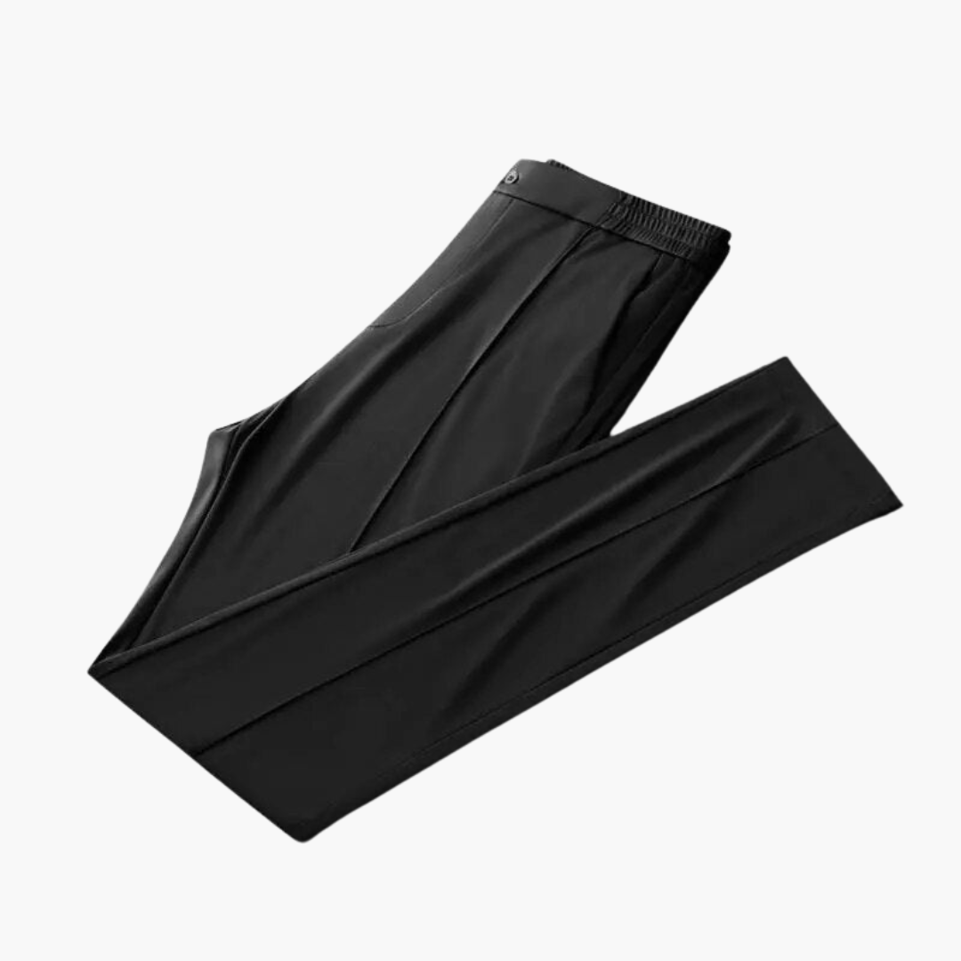 Zweiteiler Set für Herren – Kurzarmshirt mit Stoffhose