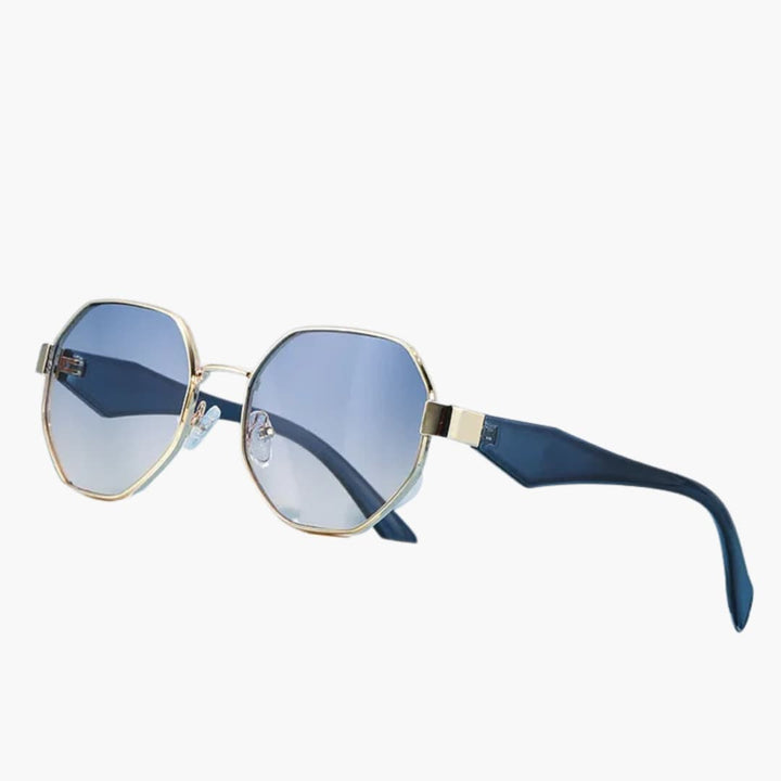 Damen Sonnenbrille mit runder Fassung und UV400 Schutz