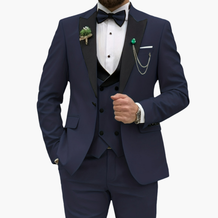 Stylisher Slim Fit Anzug - moderner Look für Herren zur Hochzeit