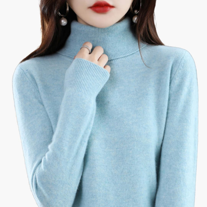 Rollkragen Strickpullover für Damen