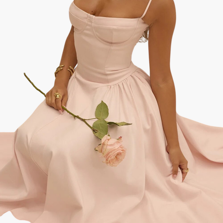 Bustier Midikleid für Damen – Elegant, Luftig & Figurbetont