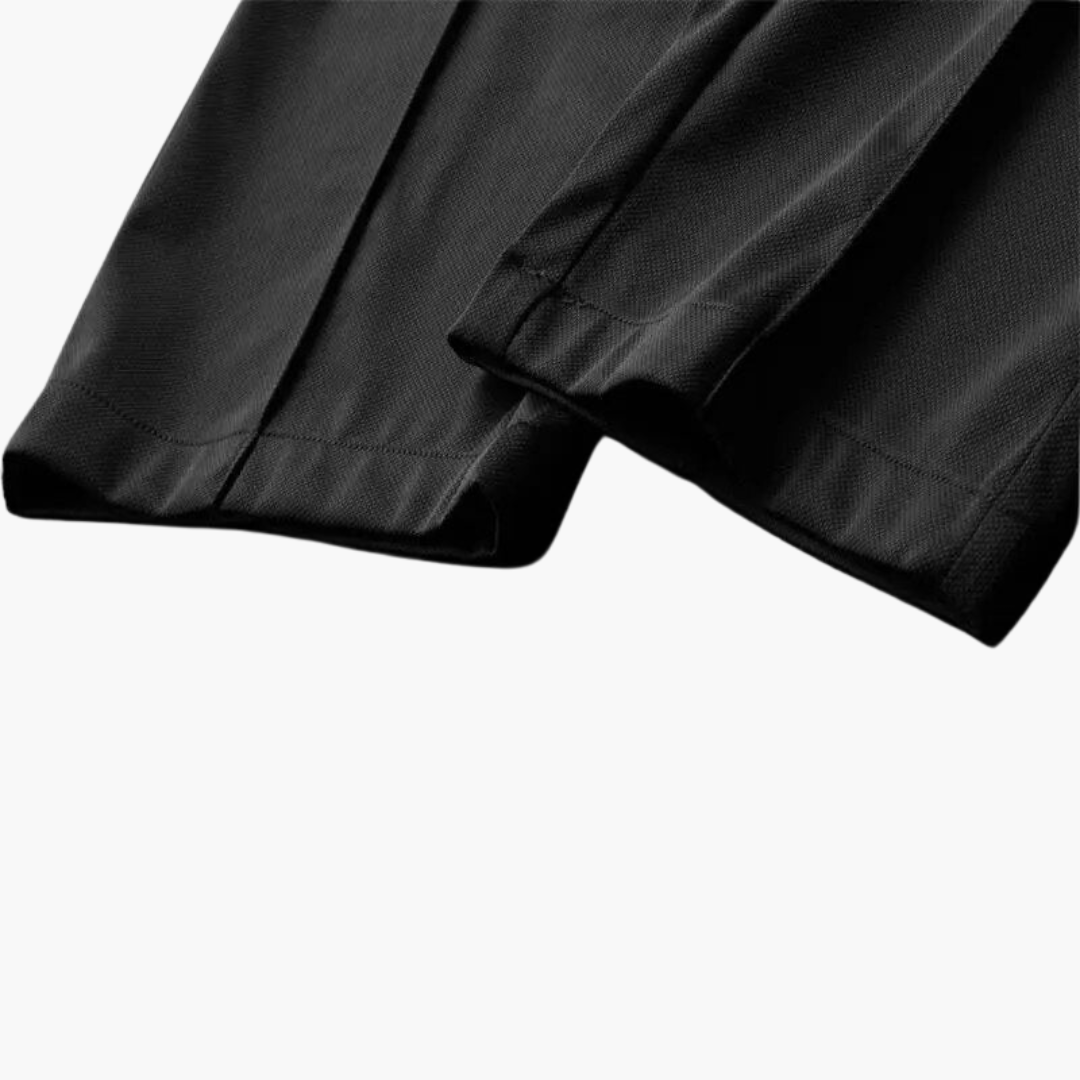 Zweiteiler Set für Herren – Kurzarmshirt mit Stoffhose