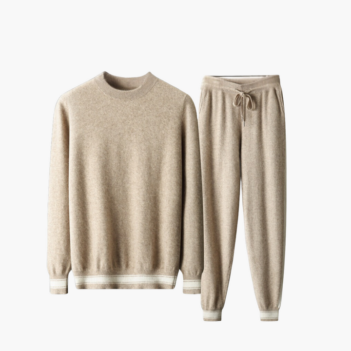 Herren set mit Merino Mischung und Schnitt