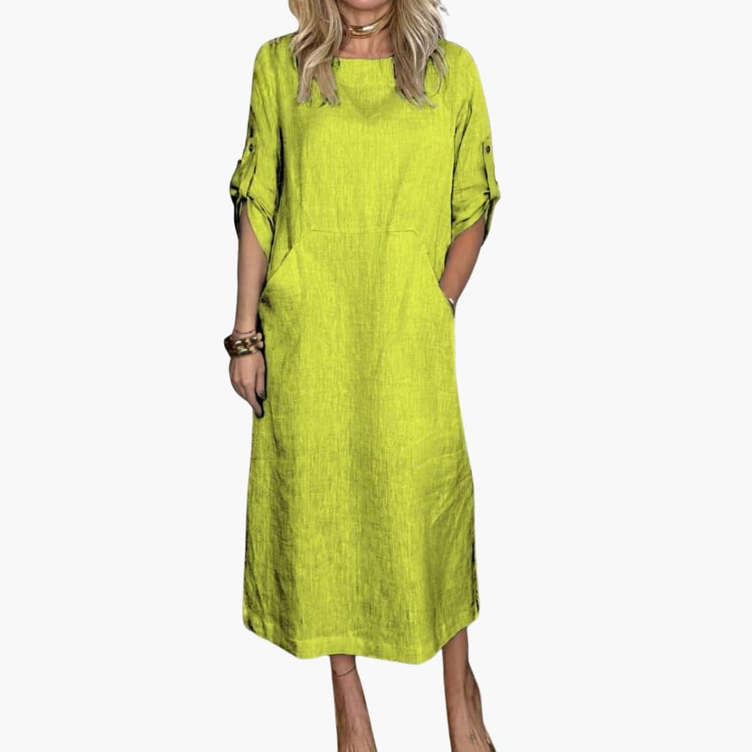 Bequemes Midi-Sommerkleid Damen - SchmiedeMode