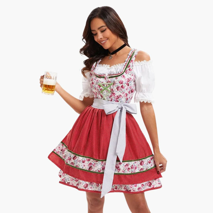 Elegantes Dirndl kleid für Damen - Oktoberfest 2025