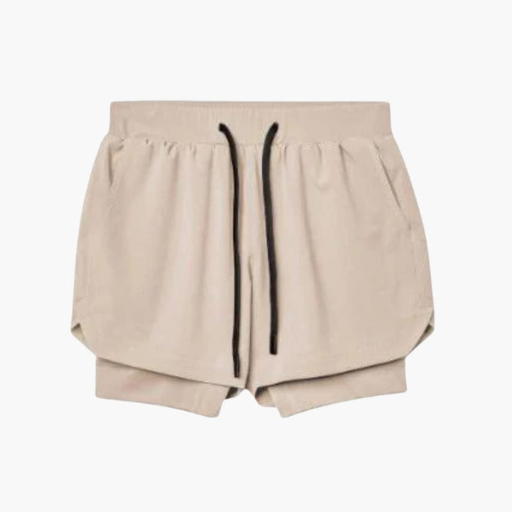 Herren Fitness Shorts mit Innenshorts für Sommertraining