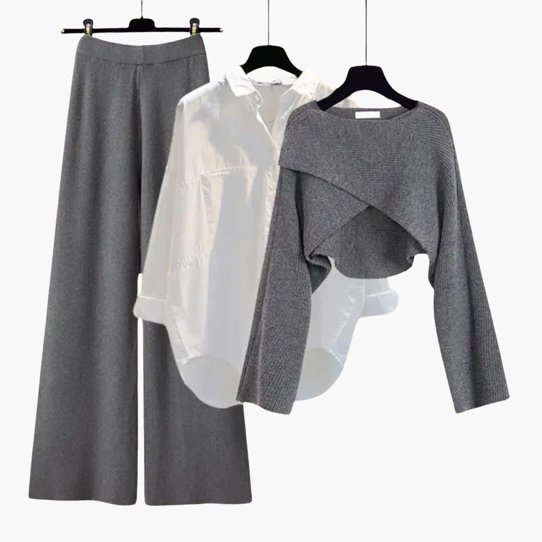 Schickes lässiges Outfit-Set für Damen - SchmiedeMode