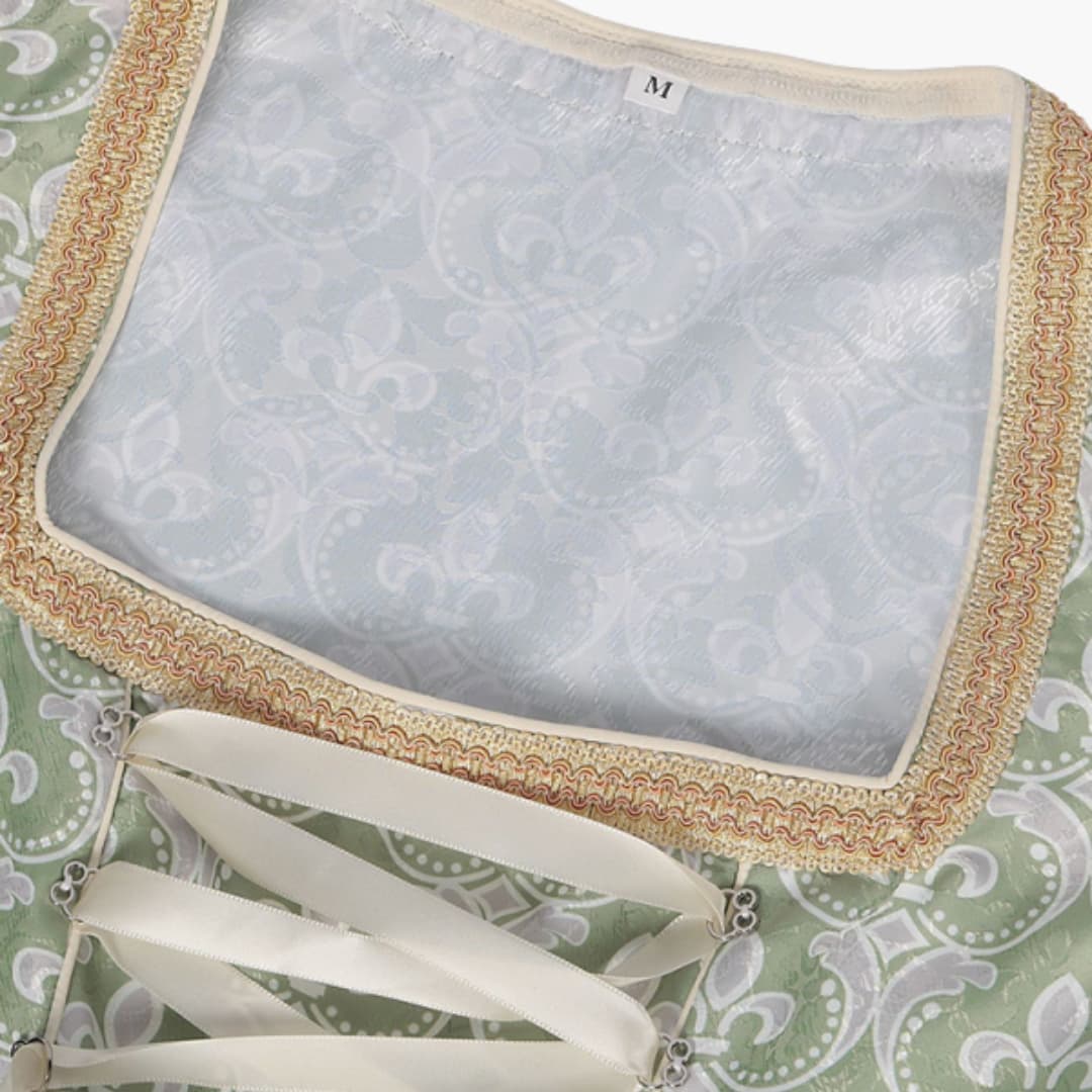 Spitzenakzent Dirndl kleid für Damen - Oktoberfest 2025