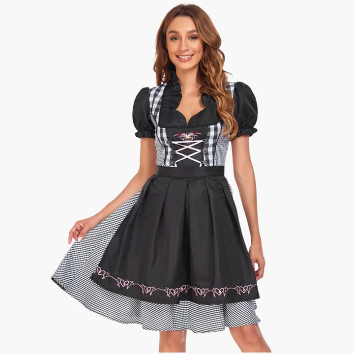Traditionelles Dirndl kleid für Damen - Oktoberfest 2025