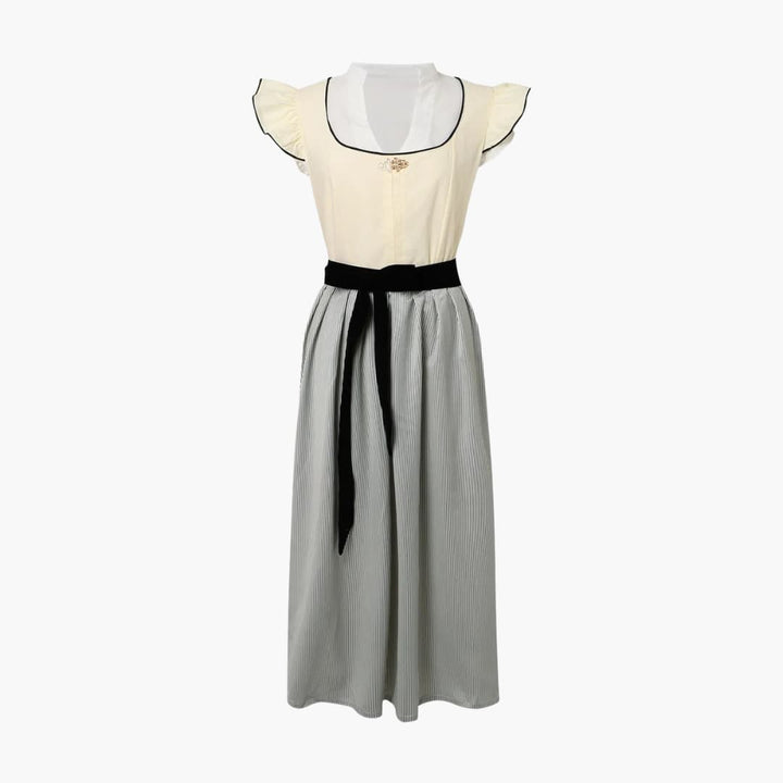 Herzausschnitt Dirndl kleid für Damen - Oktoberfest 2025