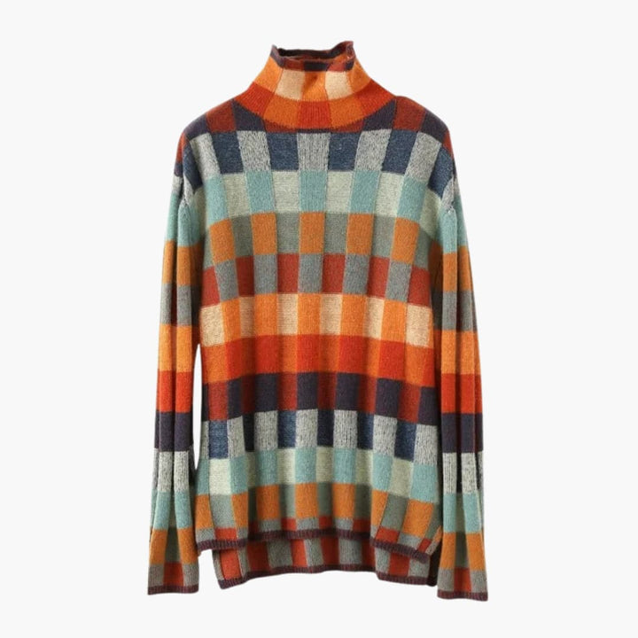 Strick Rollkragenpullover für Damen