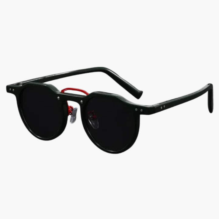 Damen Sonnenbrille rund mit UV400 Schutz und Acetatrahmen