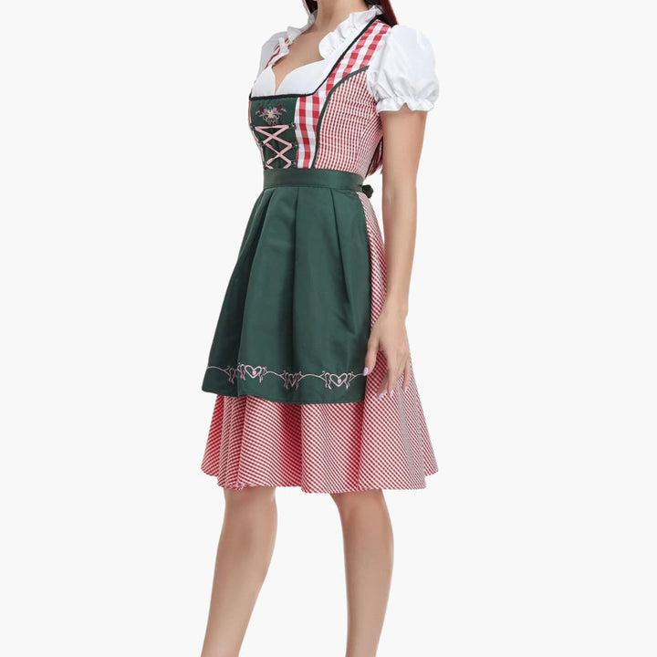 Dirndl kleid mit Schürze für Damen - Oktoberfest 2025