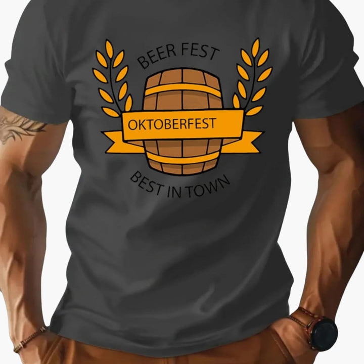 Bedrucktes T-Shirt für Herren - Oktoberfest 2025
