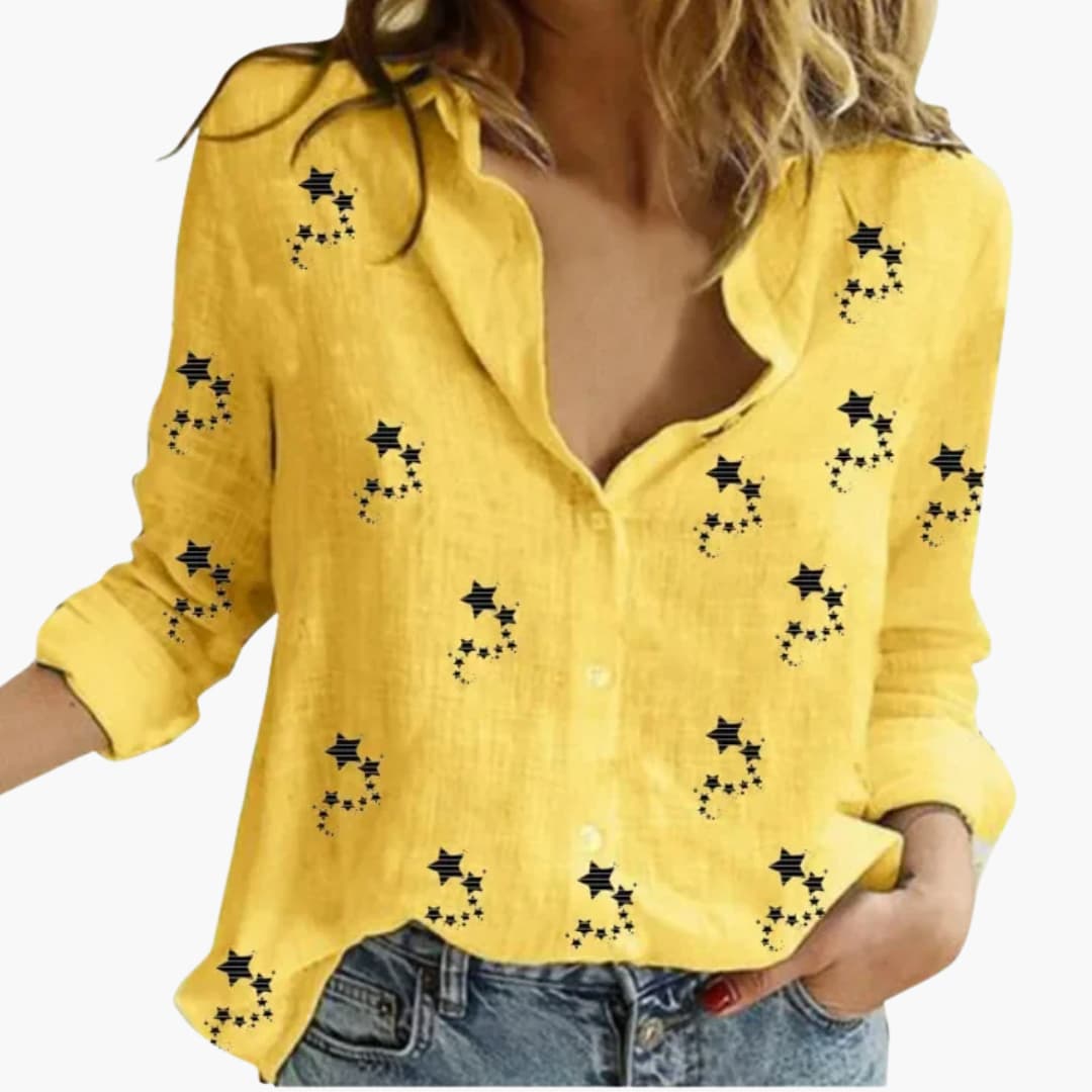 Elegante Bluse mit Blumenmuster für Damen - Stilvoll & Vielseitig