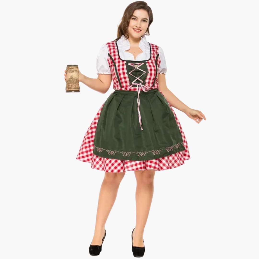 Elegantes Dirndl kleid für Damen - Oktoberfest 2025