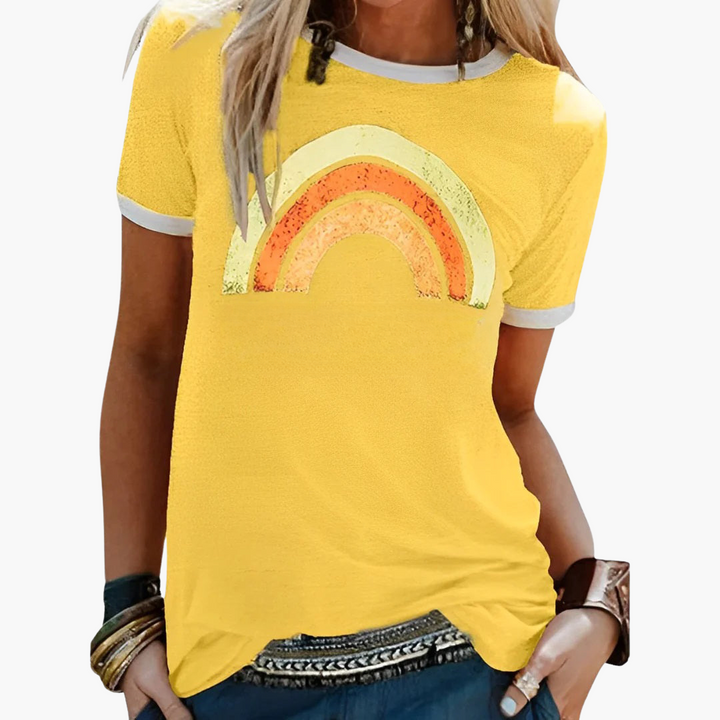 Good Vibes Grafik-T-Shirt - für Frauen im Casual-Stil