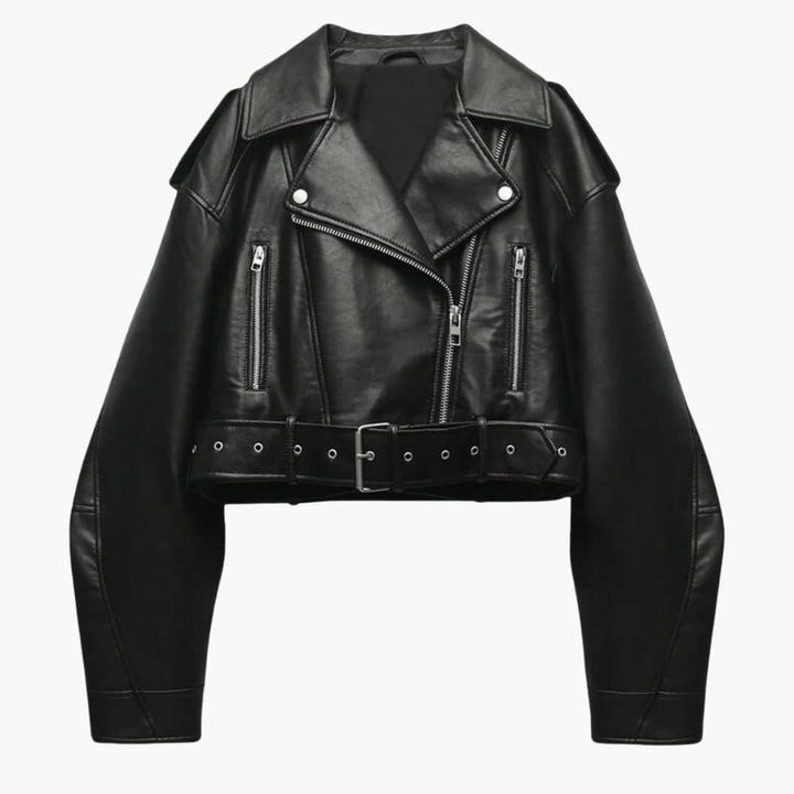 Kurze Bikerjacke für Damen