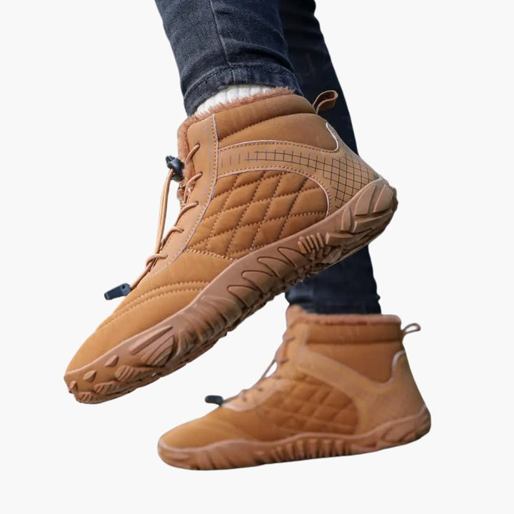 Herren Barfuß-Winterschuhe mit Isolierung und rutschfester Sohle