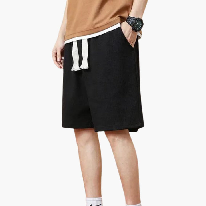 Herren Shorts knielang mit Seitentaschen für den Sommer