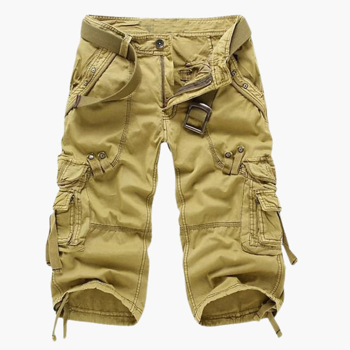 Herren Cargoshorts mit Taschen und verstellbarem Bund für Sommer