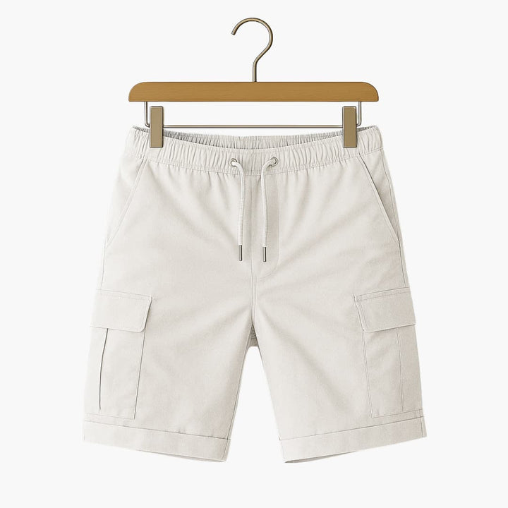 Herren Cargo Shorts mit Kordelzug und Seitentaschen