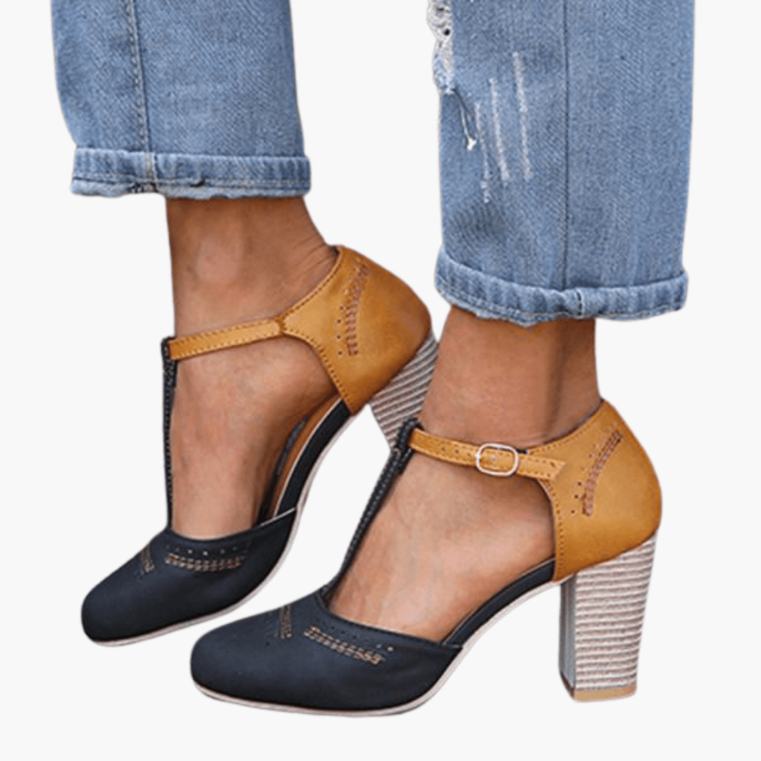 Bequeme orthopädische Absatzschuhe für Frauen - SchmiedeMode