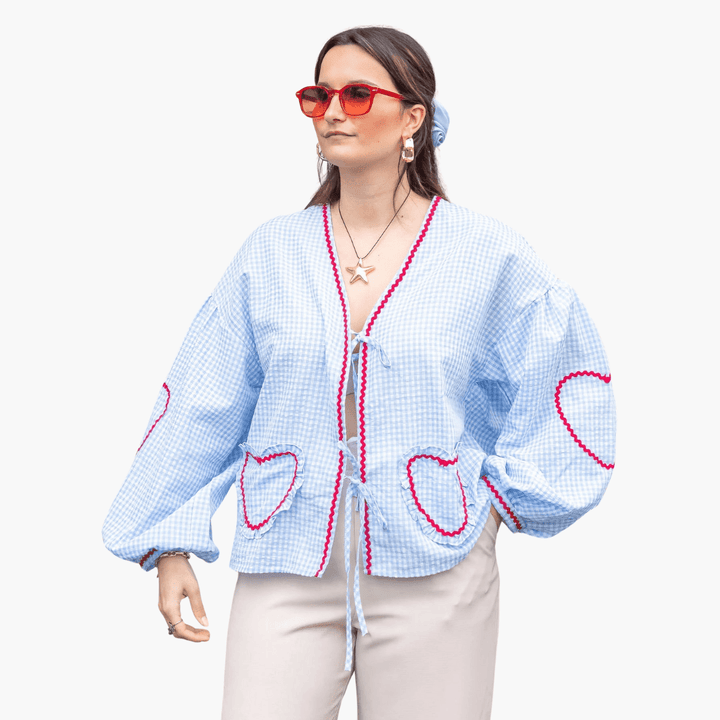 Stilvolles und schickes besticktes Top für Frauen - SchmiedeMode