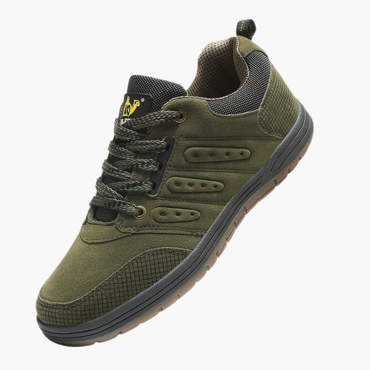 Herren Wanderschuhe mit Schnürverschluss und strukturierter Außensohle