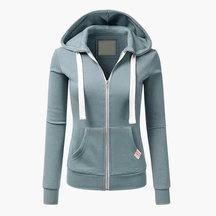 Damen Kapuzenpullover mit Reißverschluss Hoodie für den Alltag