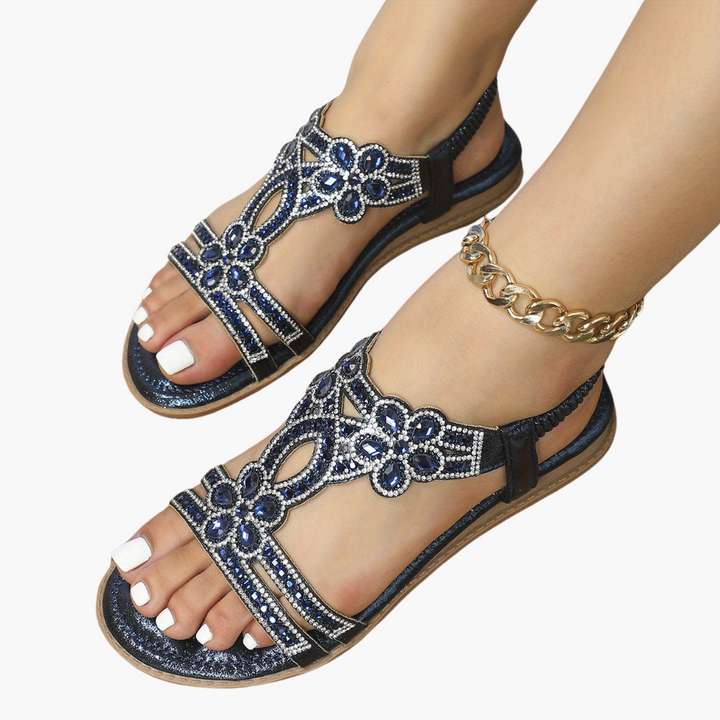 Damen Boho Sandalen mit verstellbarem Sitz und flexiblem Design