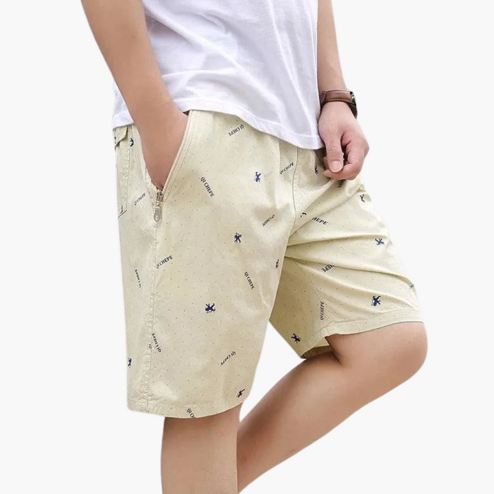 Freizeithose - Herren Shorts mit Reißverschluss Taschen