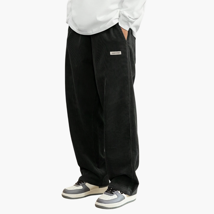 Herren Cordhose mit elastischem Bund und Taschen