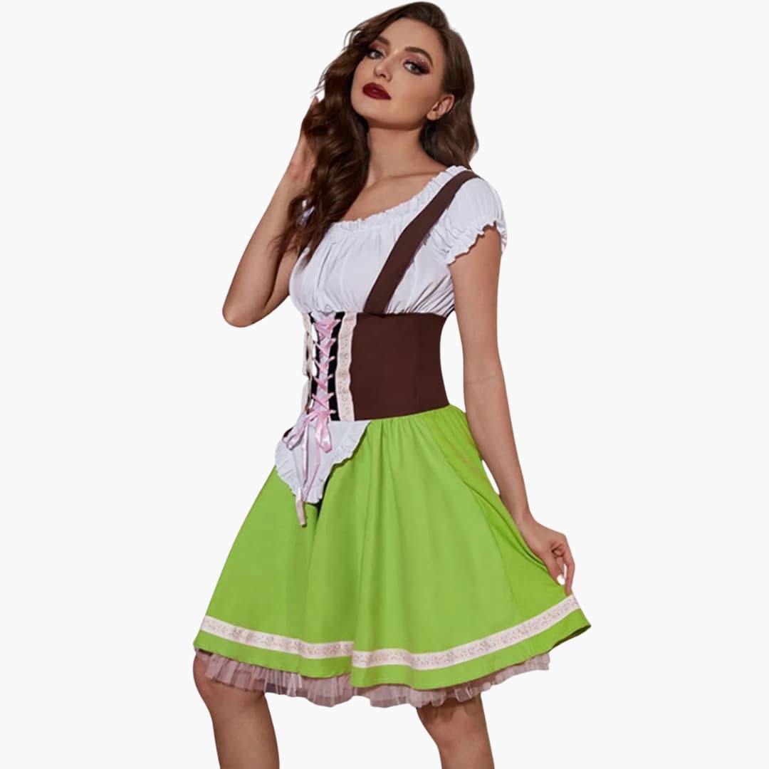 Klassisches Dirndl kleid für Damen - Oktoberfest 2025