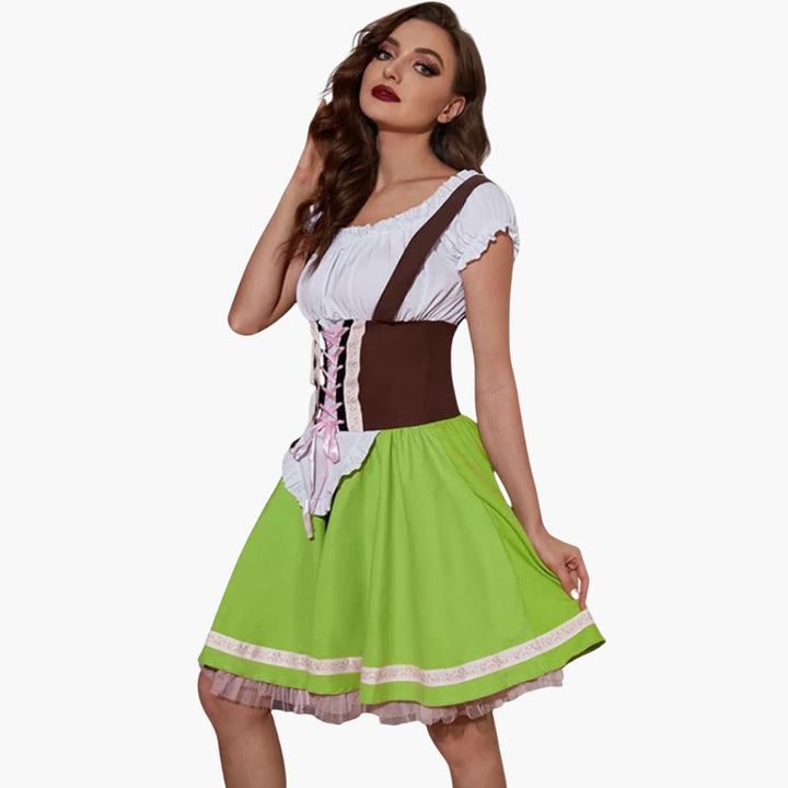 Klassisches Dirndl kleid für Damen - Oktoberfest 2025