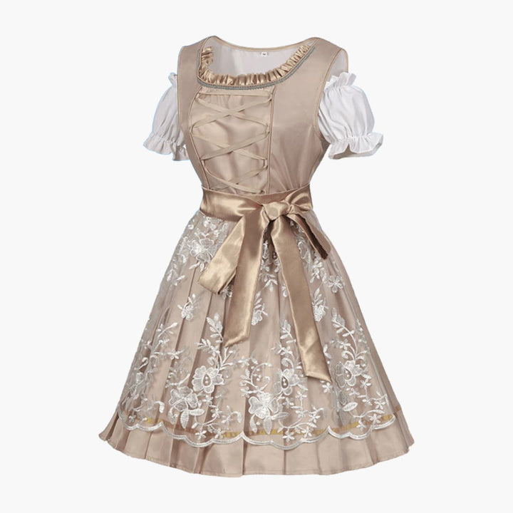 Traditionelles Dirndl Kleid für Damen - Oktoberfest 2025