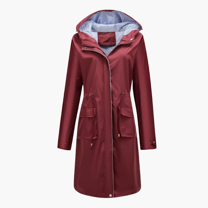 Kapuzen trenchcoat für Damen
