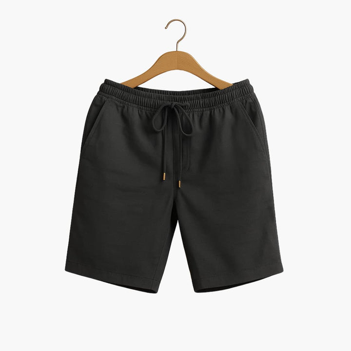 Herren Leinen Sommer Shorts mit Kordelzug und Taschen