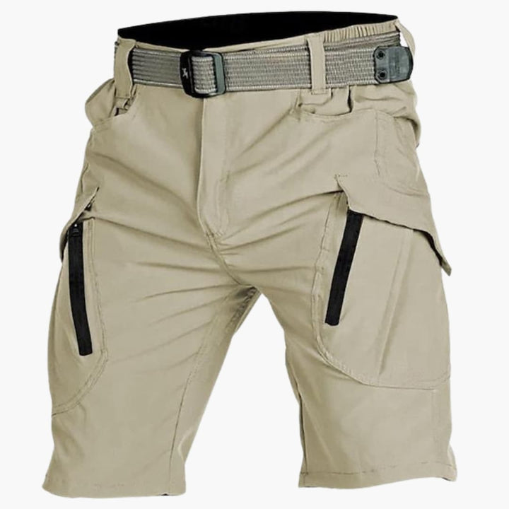 Herren Tactical Sommershorts mit Cargotaschen und Gürtel
