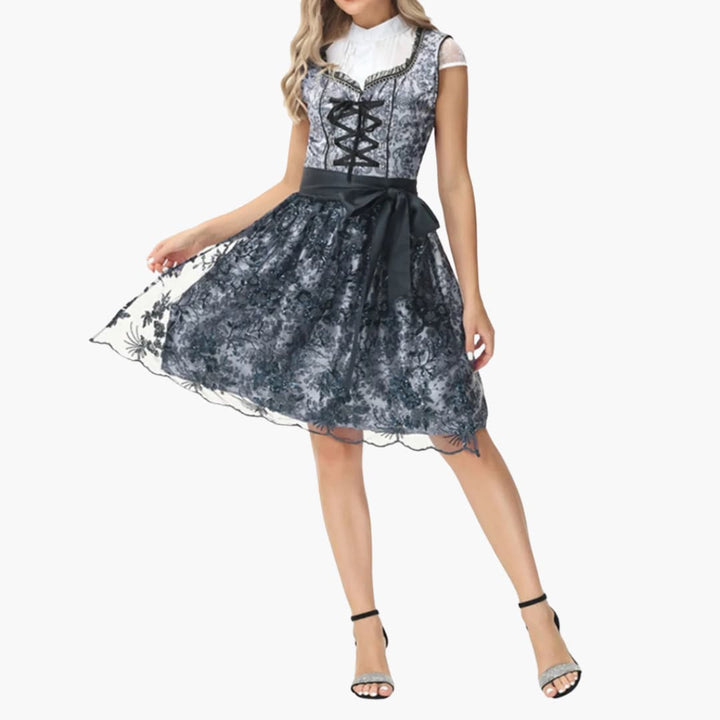 Festliches Dirndl kleid für Damen - Oktoberfest 2025