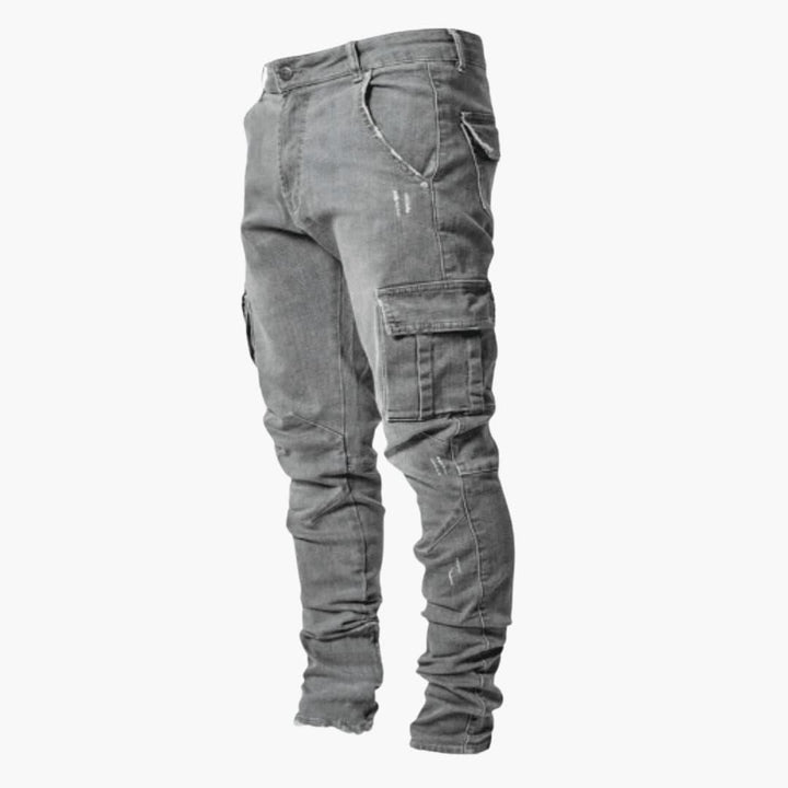 Stilvolle elastische Stretch-Jeans für Herren - SchmiedeMode