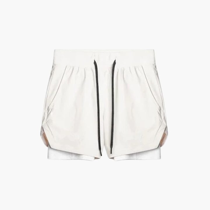 Herren Sportshorts mit Innenshorts und elastischem Bund
