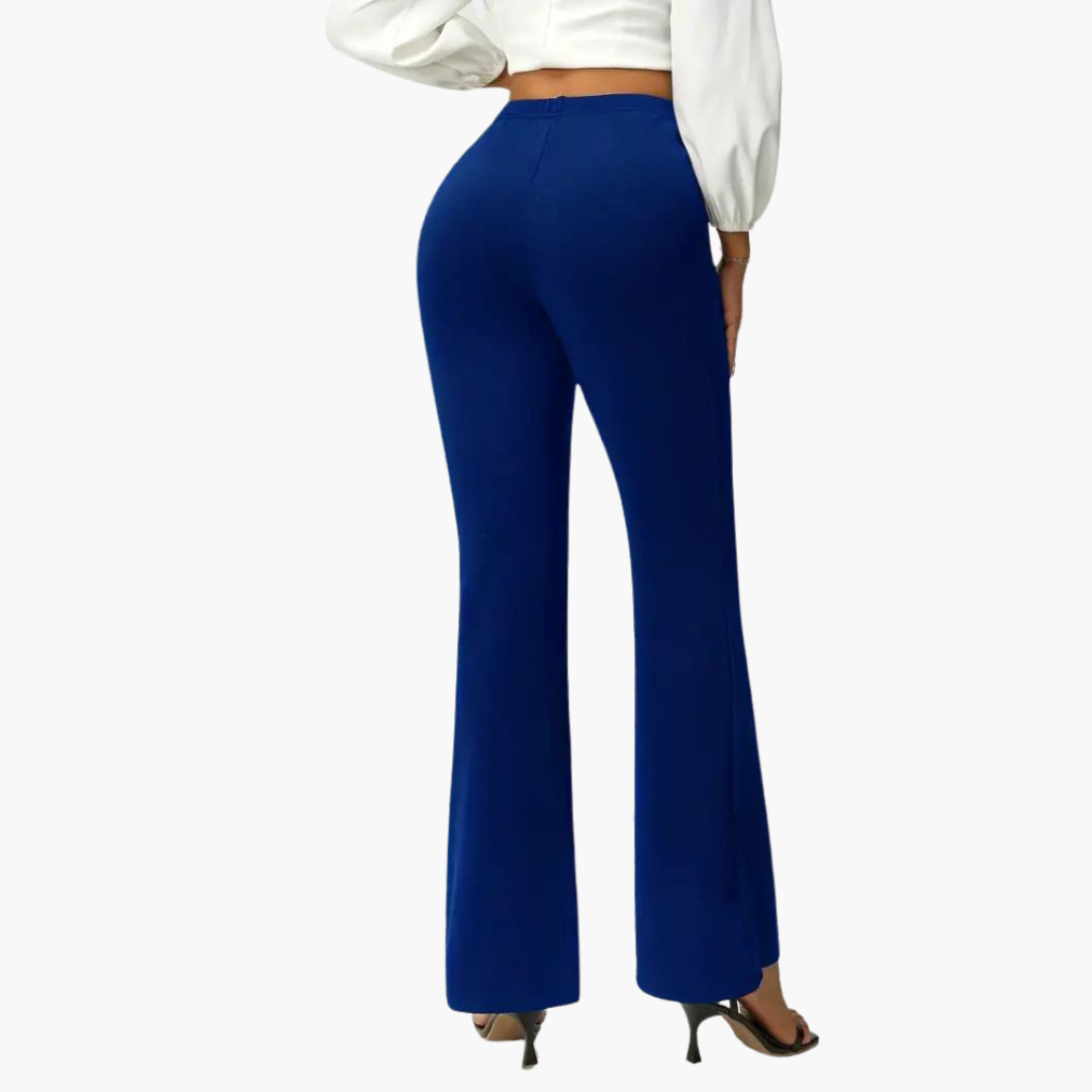 Elegante flared Pants – für Frauen mit Stretch-Fit