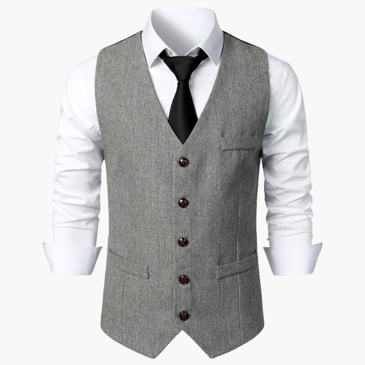 Herringbone Trachtenweste für Herren - Oktoberfest 2025