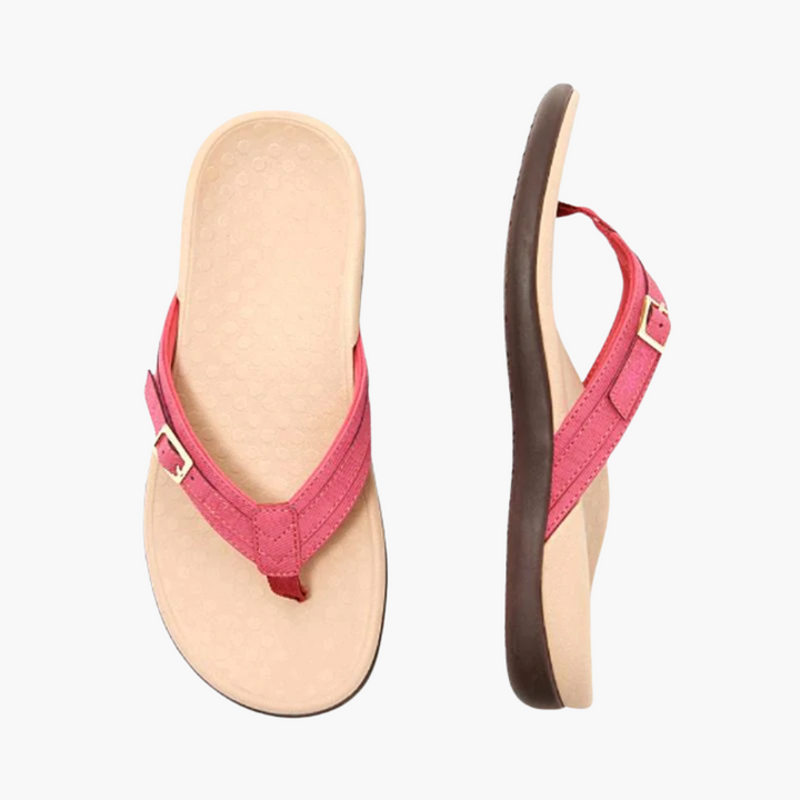 Zehentrenner Damen – Bequeme Flip Flops mit ergonomischem Fußbett