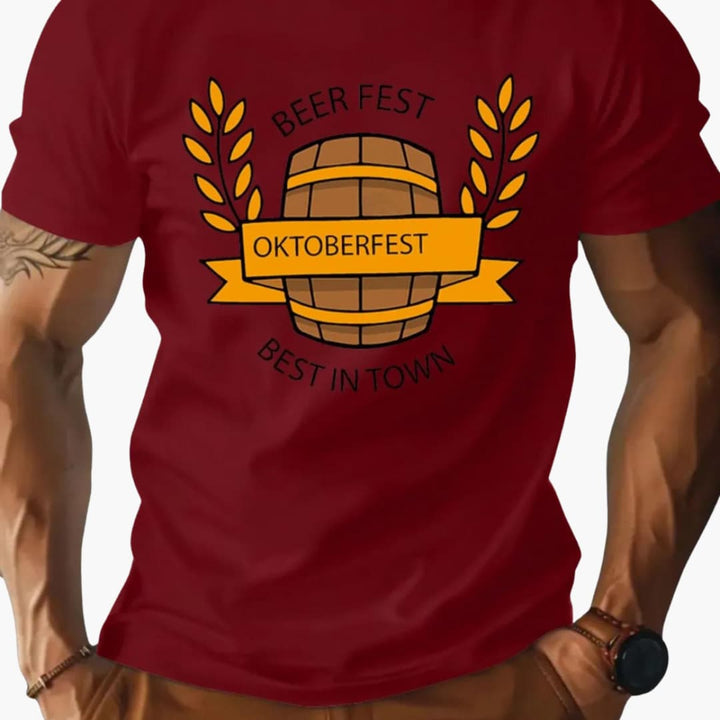 Bedrucktes T-Shirt für Herren - Oktoberfest 2025