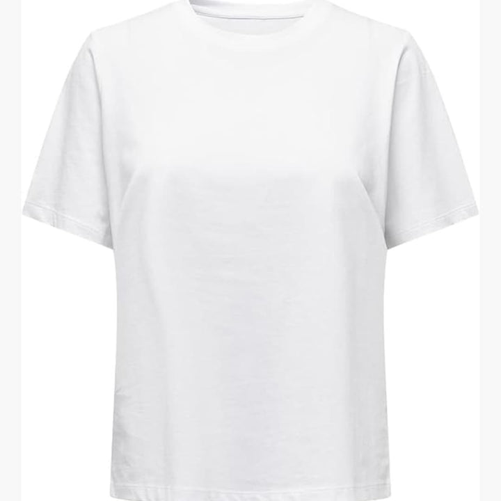 Damen T-Shirt mit Rundhalsausschnitt und kurzen Ärmeln