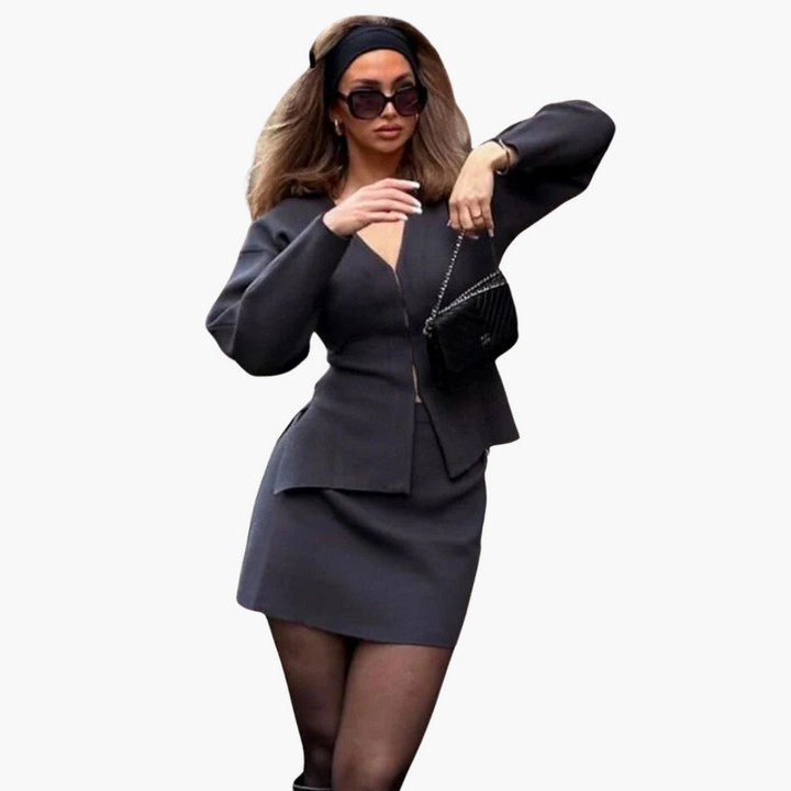 Strick-Zweiteiler Set für Damen – elegant & modisch